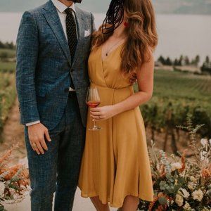 Yellow Reformation Dress